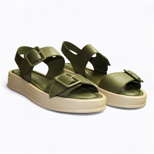 CHARINA WOMEN'S OLIVE SANDALS