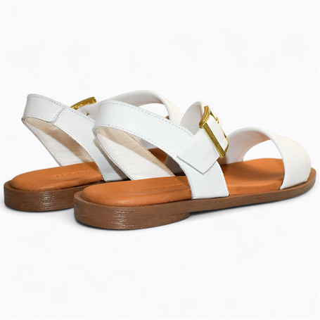 DOVIRIA WHITE WOMEN'S SANDALS