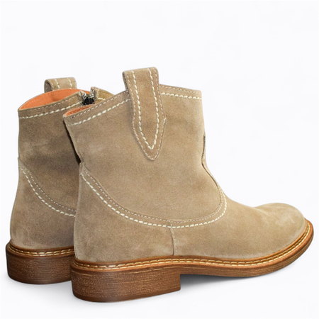 Skórzane szare kowbojki damskie Callira