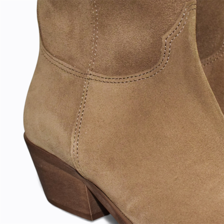 TAUPE KOWBOJKI DAMSKIE GILLIA