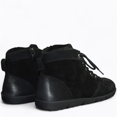 CZARNE TRZEWIKI DAMSKIE BAREFOOT RONAVIA