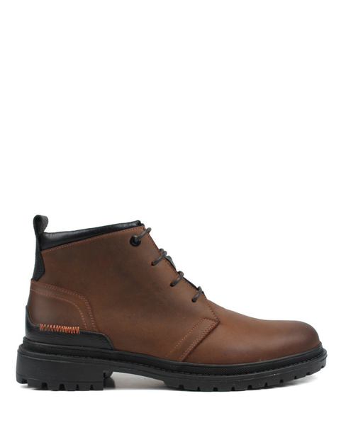 Davison Men's Brown Leather Boots