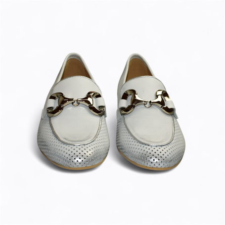 SANORA WOMEN'S SILVER LOW-CUT SHOES