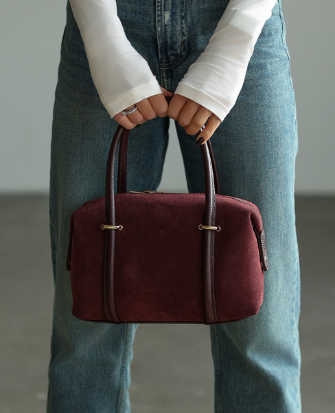 Barleta XS Cherry - Small Leather Trunk
