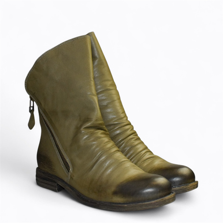 Caliona Women's Green Ankle Boots