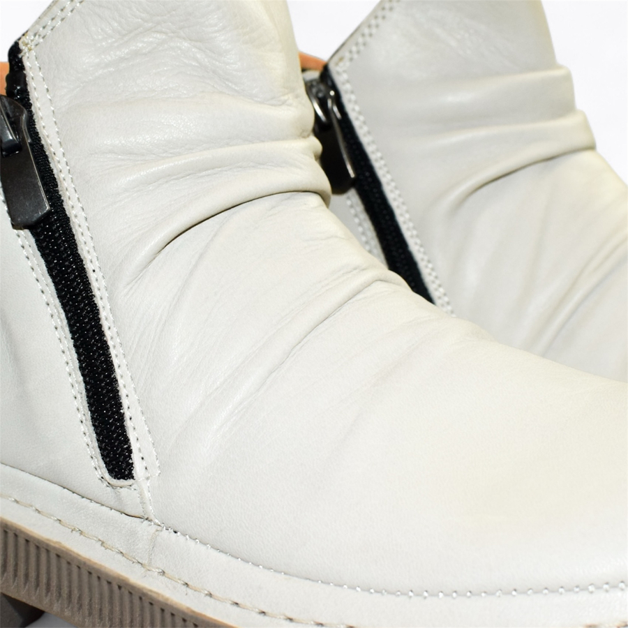 Skórzane szare trzewiki damskie Zirelle