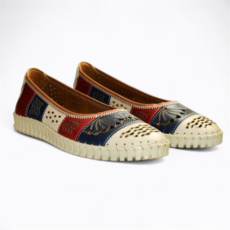 IMARIEL MULTICOLORED WOMEN'S BALLERINA FLATS
