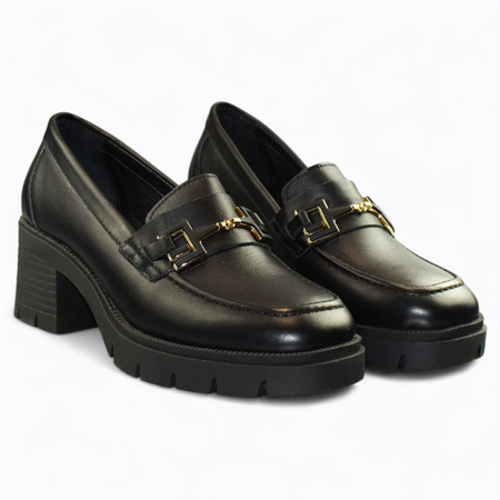 CZARNE PÓŁBUTY DAMSKIE ELORISA