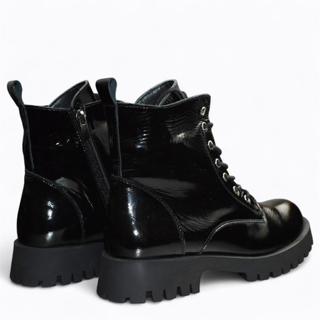 CZARNE TRZEWIKI DAMSKIE REGNIKA