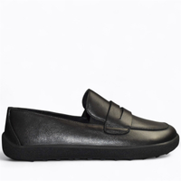 SKÓRZANE CZARNE PÓŁBUTY DAMSKIE BAREFOOT FENARIA