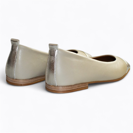 RIVANNA WOMEN'S GRAY BALLET FLATS