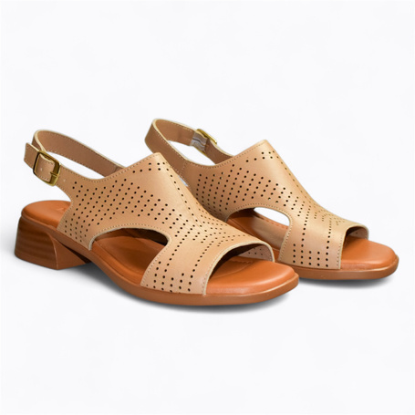 REVLETI WOMEN'S TAUPE SANDALS