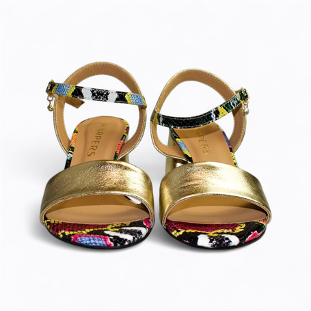 BIANCA WOMEN'S GOLD SANDALS