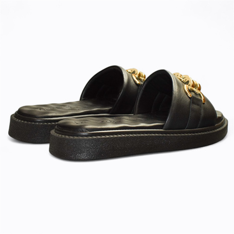BLACK WOMEN'S FLIP-FLOPS BY VISEDRA