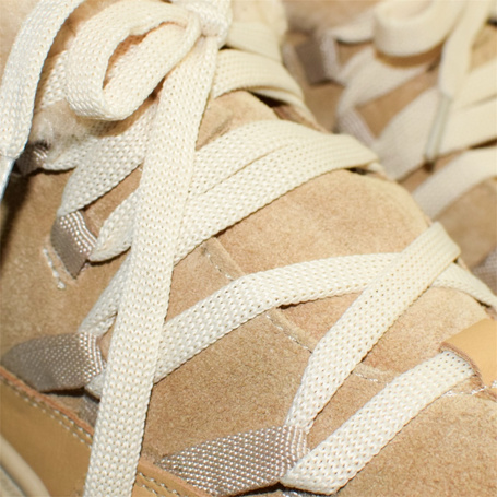 Renalia Beige Leather Women's Snow Boots