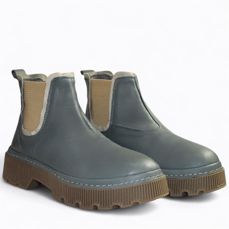 Silvina Women's Leather Denim Boots