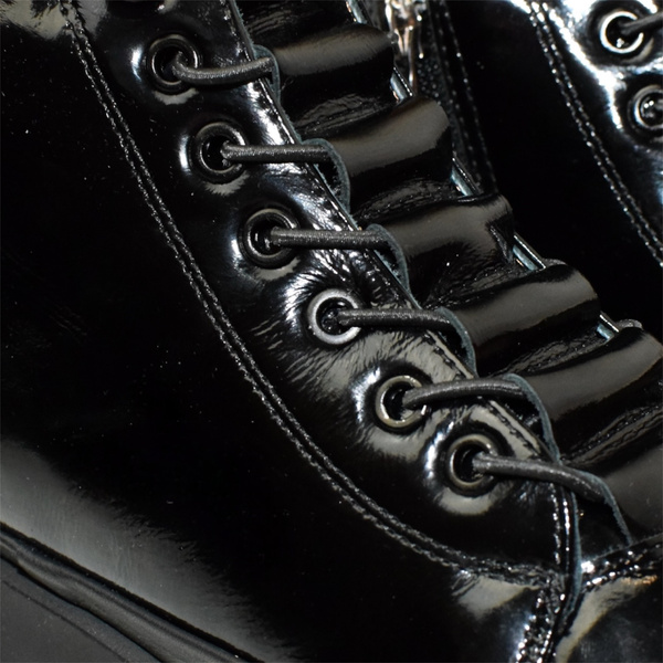 Ulissia Women's Black Leather Ankle Boots