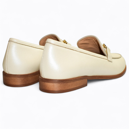 STEFFE PEARL-COLORED WOMEN'S LOW-TOP SHOES
