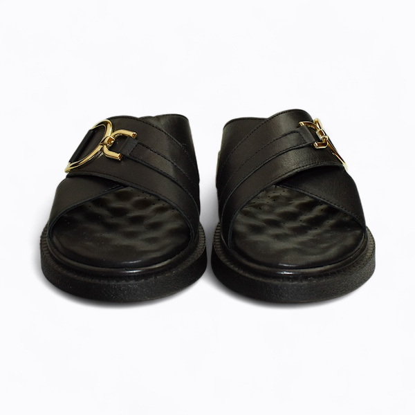 GLEDIRE BLACK WOMEN'S FLIP-FLOPS