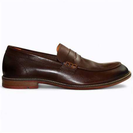 Cedrian Men's Brown Leather Low-Cut Shoes