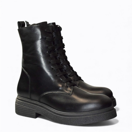Brilita Women's Black Leather Boots