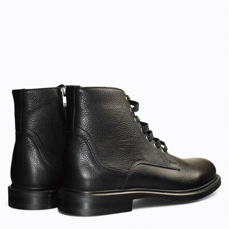 CZARNE TRZEWIKI MĘSKIE LESARIO