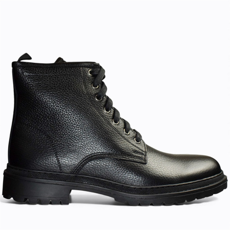 BELINDO MEN'S BLACK LEATHER BOOTS