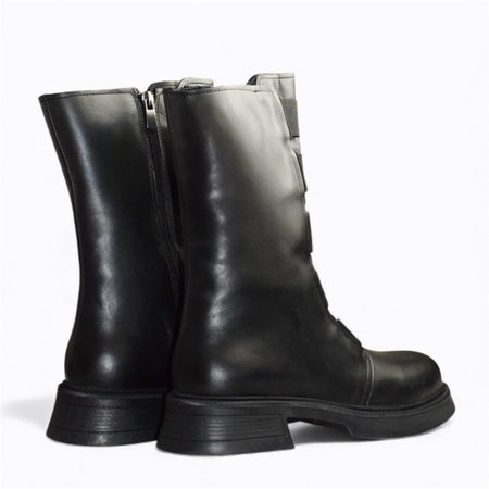 CZARNE BOTKI DAMSKIE GARINDE