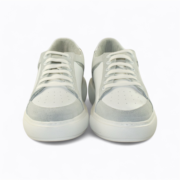 Feralda White Leather Women's Sneakers
