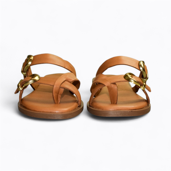 RED WOMEN'S FLIP-FLOPS BY ADRIVIA