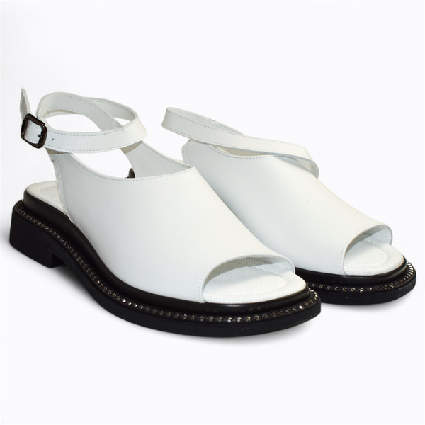 MEGDALI WHITE WOMEN'S SANDALS