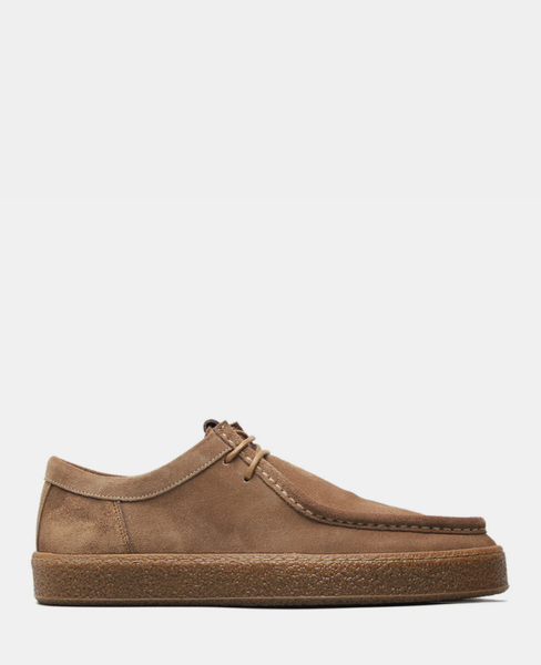 Solvrin Men's Beige Leather Loafers