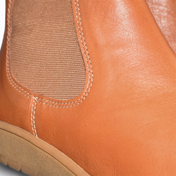 Avanise Women's Red Leather Barefoot Ankle Boots