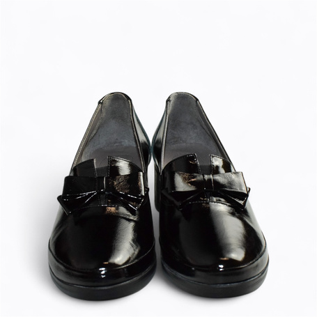 Wattia Women's Black Leather Pumps