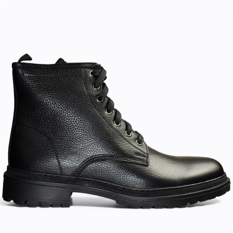 BELINDO MEN'S BLACK LEATHER BOOTS