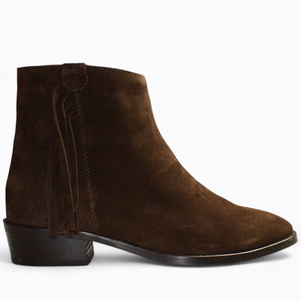Ordelia Women's Brown Leather Cowboy Boots