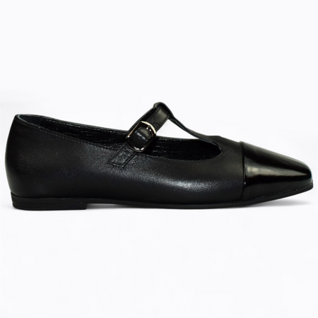 CZARNE PÓŁBUTY DAMSKIE ASELINA