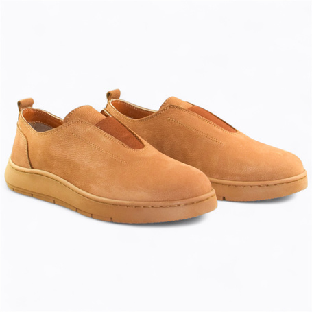 NONITIA WOMEN'S RED LEATHER LOW-TOP SHOES