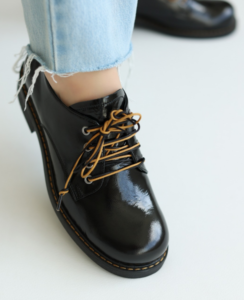 Blisera Women's Black Leather Low-Cut Shoes