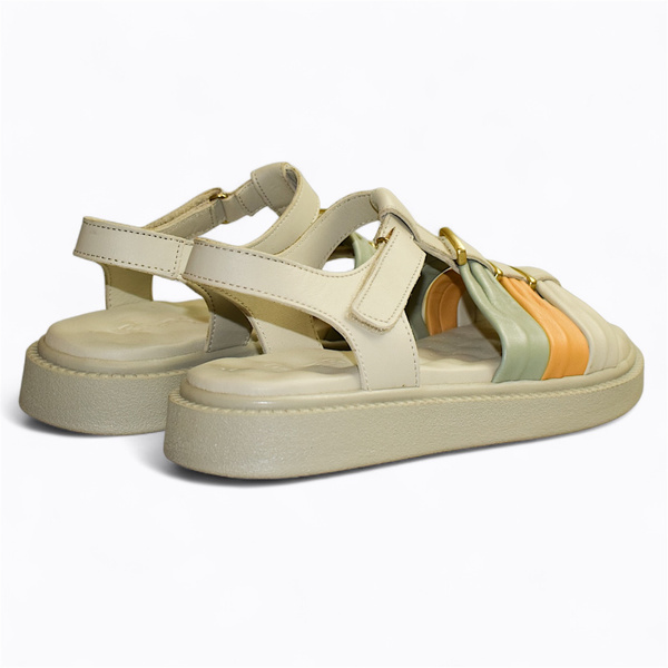 VIRENYS BEIGE WOMEN'S SANDALS