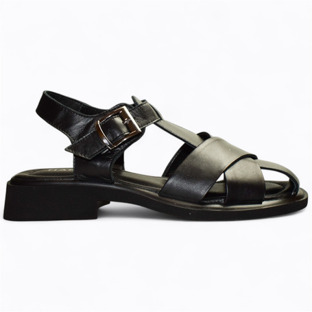HELIORI BLACK WOMEN'S SANDALS