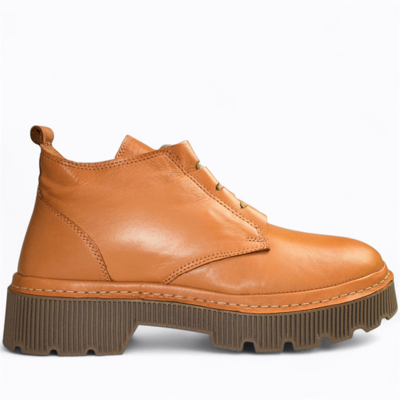 Mirelis Women's Red Leather Boots