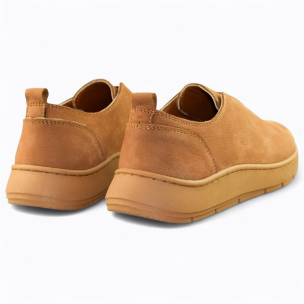 NONITIA WOMEN'S RED LEATHER LOW-TOP SHOES