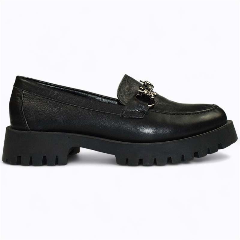 CZARNE PÓŁBUTY DAMSKIE NATASIA