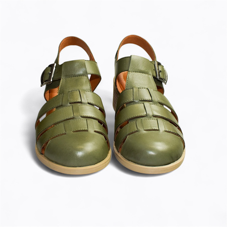 DARLINA WOMEN'S OLIVE SANDALS