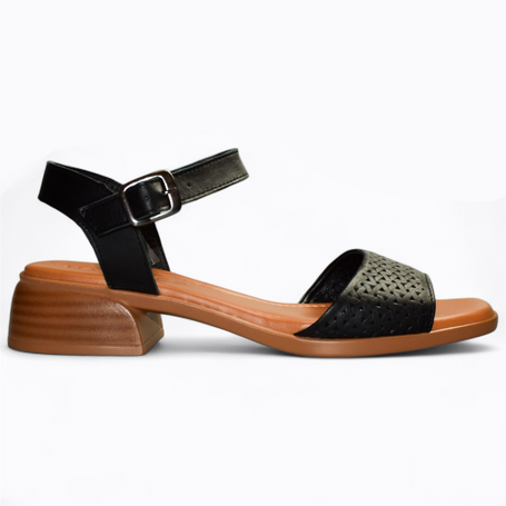 BLACK WOMEN'S SANDALS BY PRILENI
