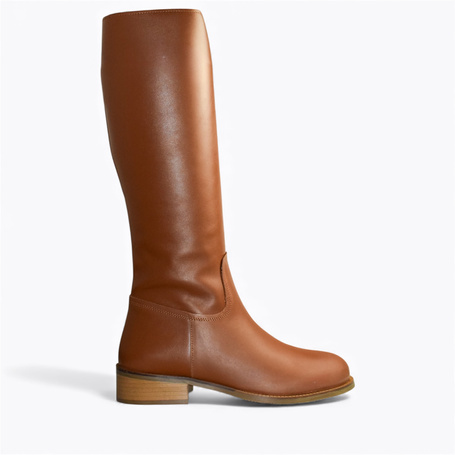 Elthira Women's Red Leather Boots