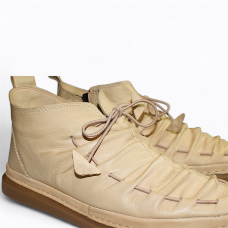 BEŻOWE TRZEWIKI DAMSKIE LORENZA