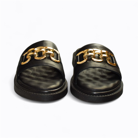BLACK WOMEN'S FLIP-FLOPS BY VISEDRA