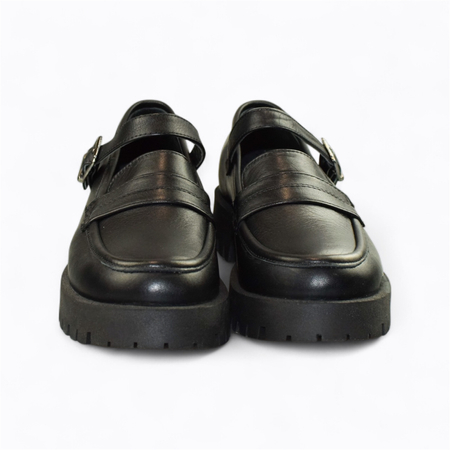 CZARNE PÓŁBUTY DAMSKIE JASLINE